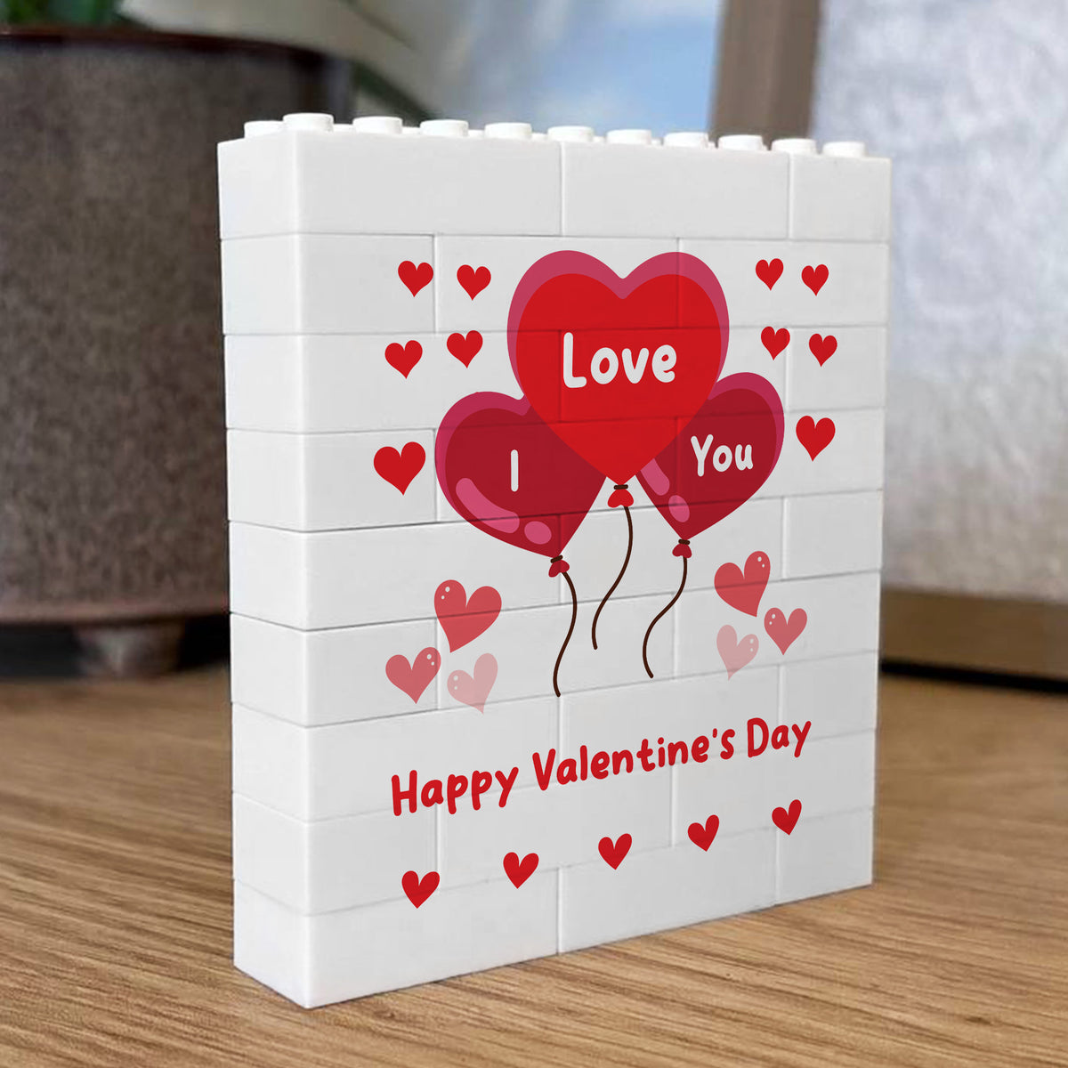 Happy Valentines Day Gift Building Bloc, Gift for Boyfriend