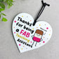 Teaching Assistant Gift Hanging Heart Thank You Gift FAB TA