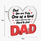 Gifts For Dad Birthday Gifts Acrylic Plaque ONE OF A KIND Dad