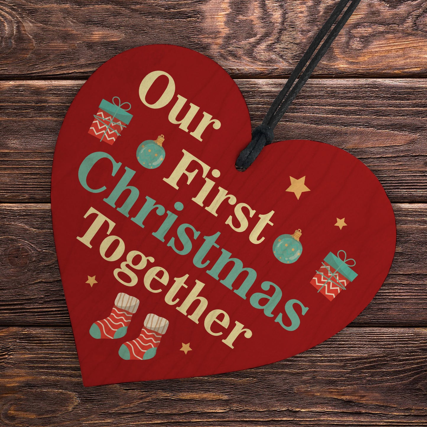 Our First Christmas Together Tree Bauble Couple Gifts Boyfriend