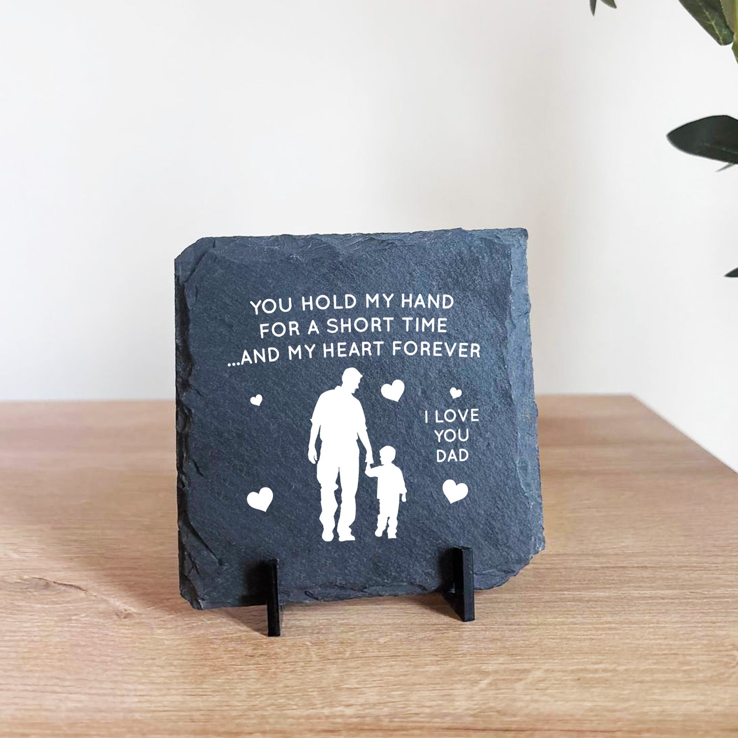 Dad Gifts From Son Father And Son Gift Slate Plaque Dad Son Gift