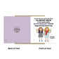 BESTIE Birthday Card With Kraft Envelope BFF Birthday Card
