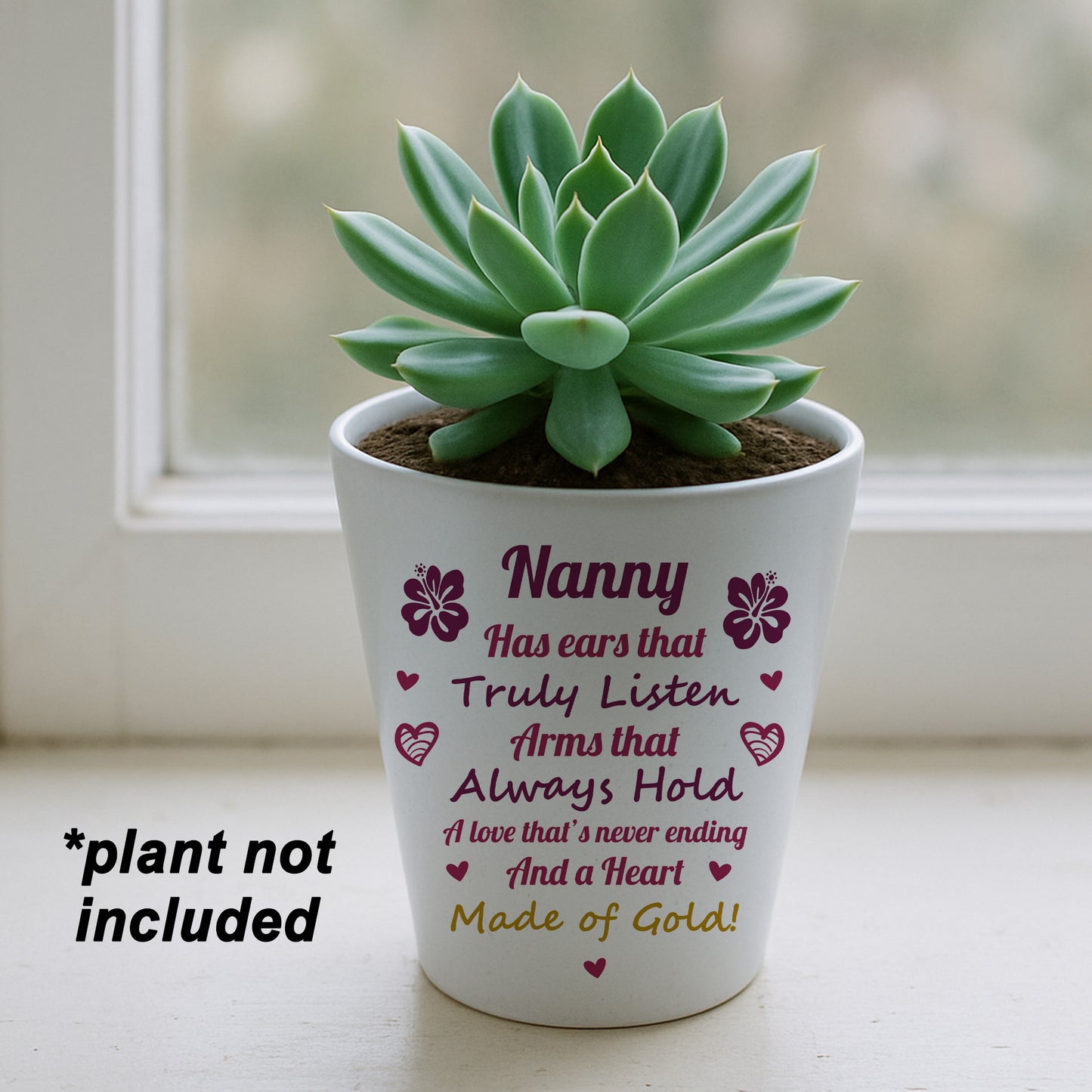 Nanny Gifts Nanny Birthday Gifts Best Nanny Ever Plant Pot Gifts
