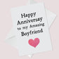 Anniversary Card For Boyfriend Anniversary Cards For Him