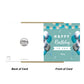 Happy Birthday Card For Men Women, 14.5x14.5cm Greetings Card