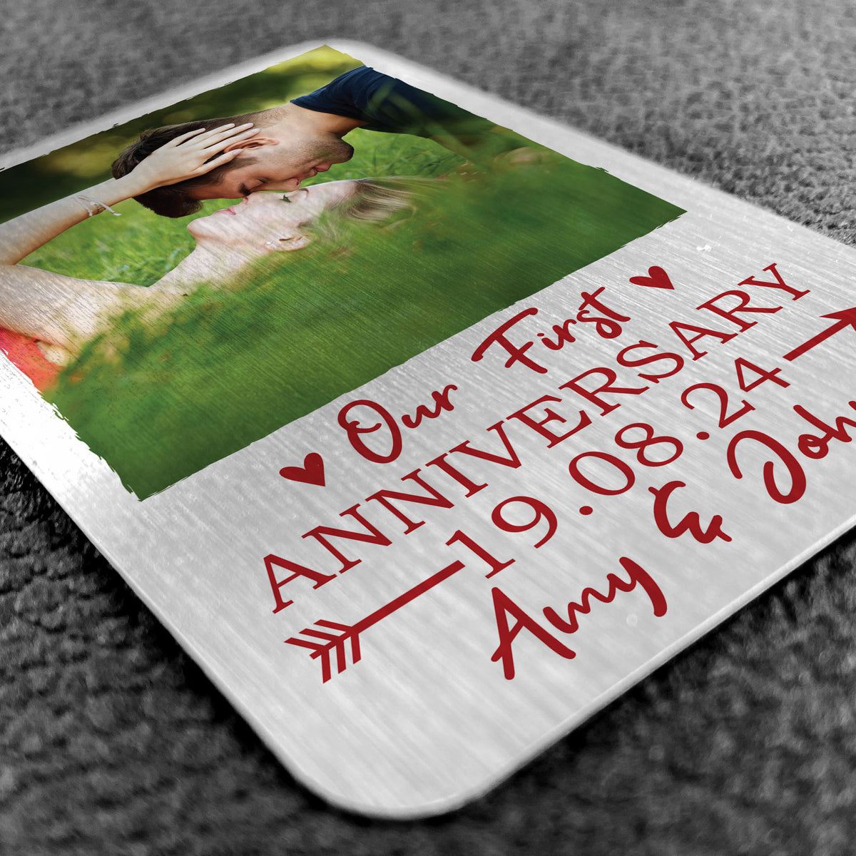 Personalised First 1st Anniversary Wallet Photo Gift For Him Her