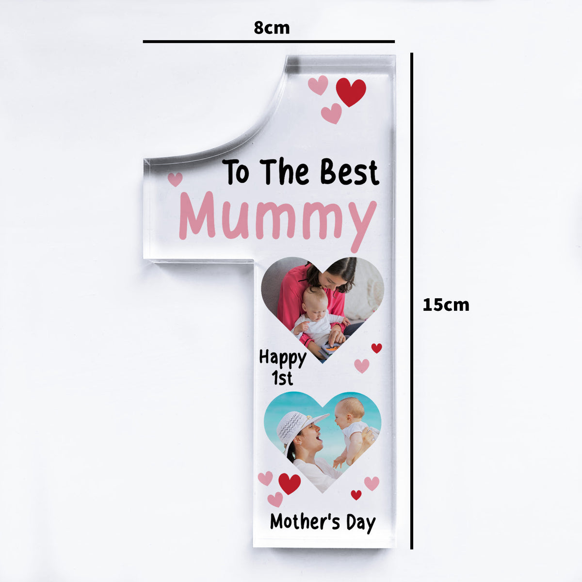 Personalised 1st Mothers Day Gift Photo Plaque Gift For New Mum