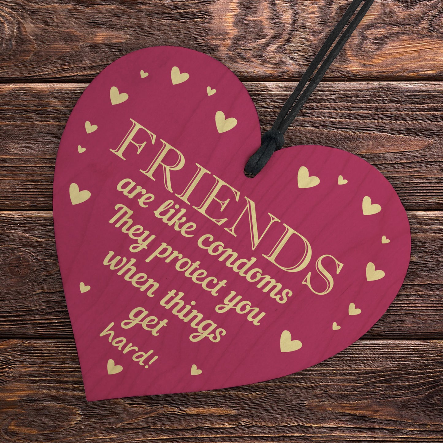 FUNNY HILARIOUS FRIENDSHIP SIGN Thank You Gift For Best Friend