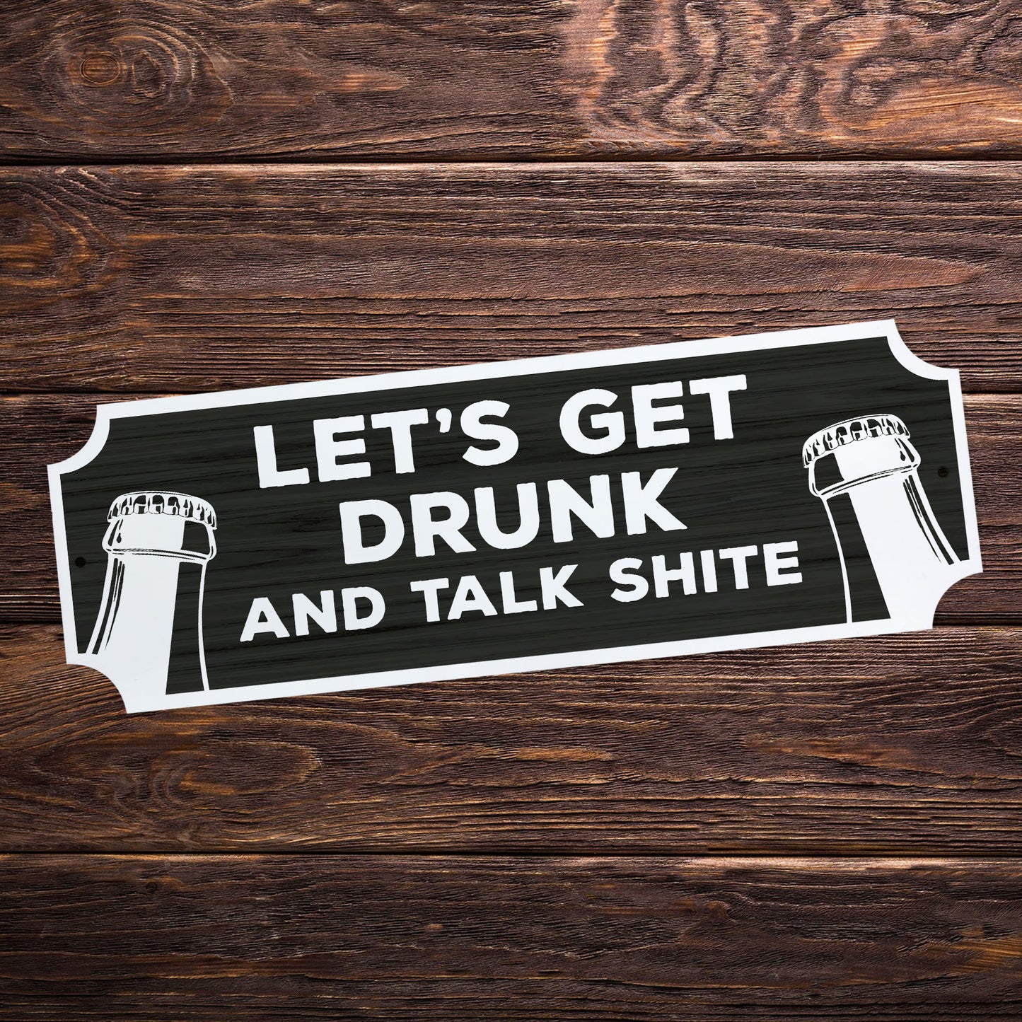 FUNNY Home Bar Sign For Garage Man Cave Shed Sign 30x10cm