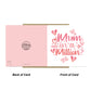 Valentines Card For Mum Valentines Card Valentine Gift For Mum