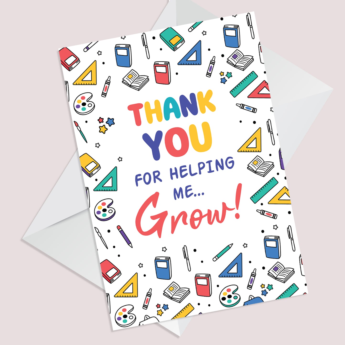 Thank You Cards Thank You For Helping Me Grow Cards for Him Her