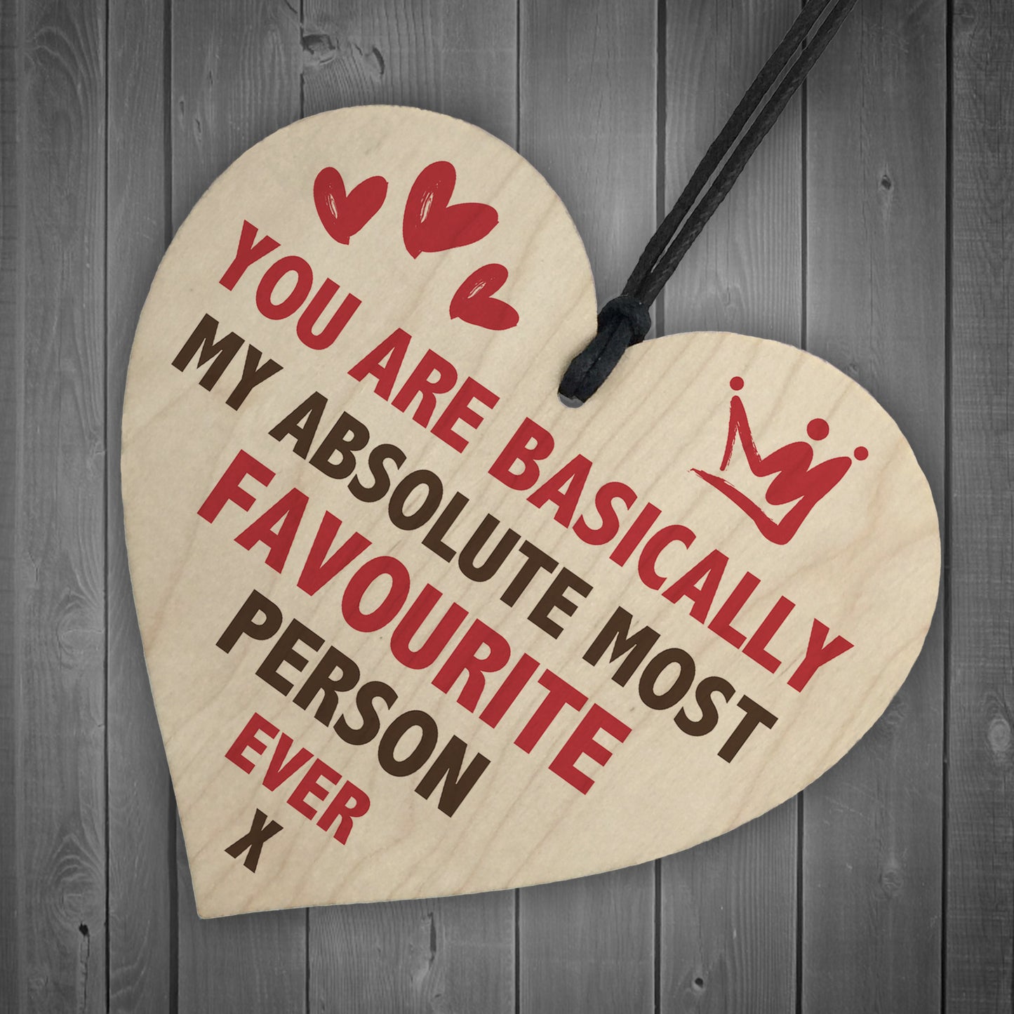 MOST FAVOURITE PERSON EVER Funny Gift For Boyfriend Girlfriend