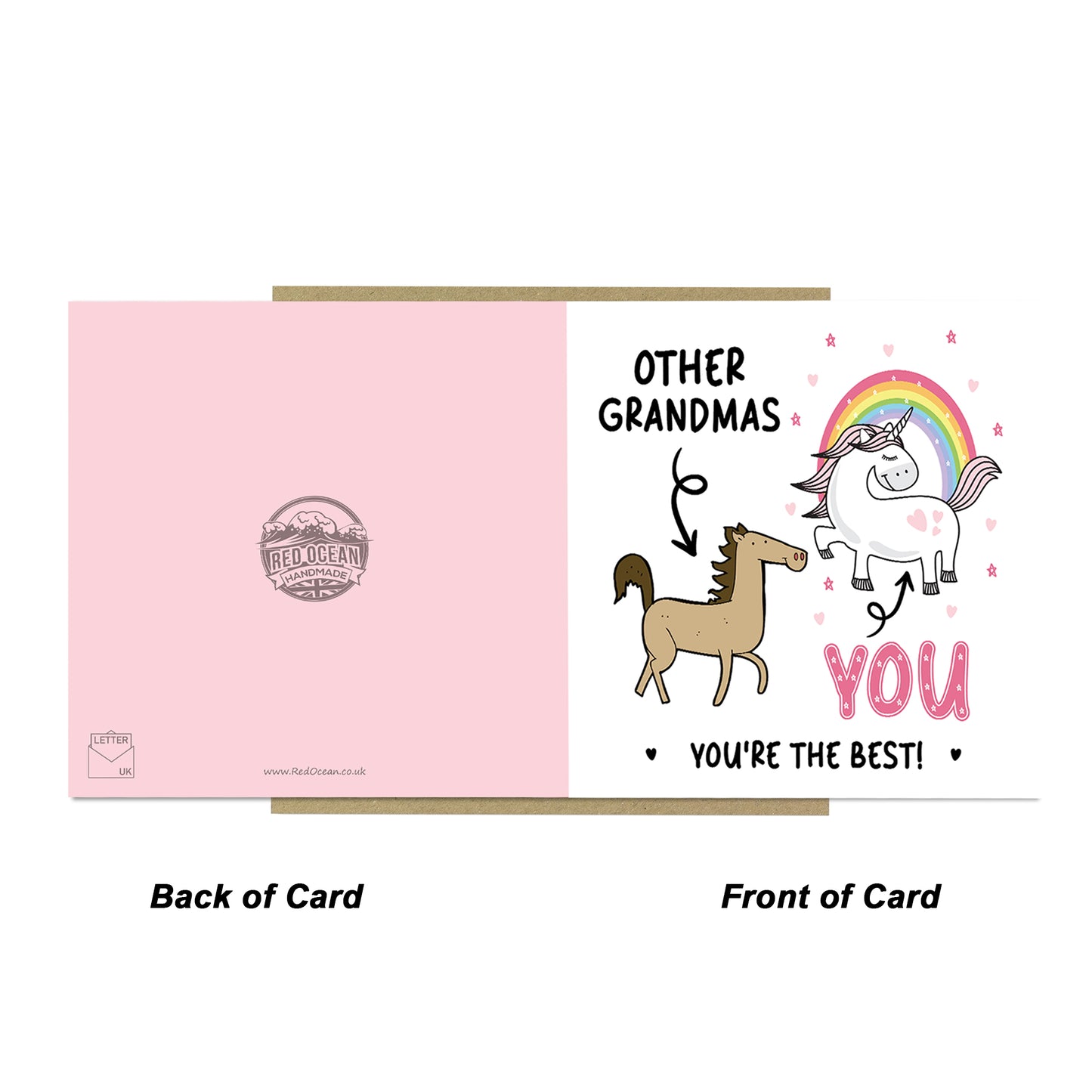 Funny Card For Grandma Thank You Card For Grandma Birthday Card