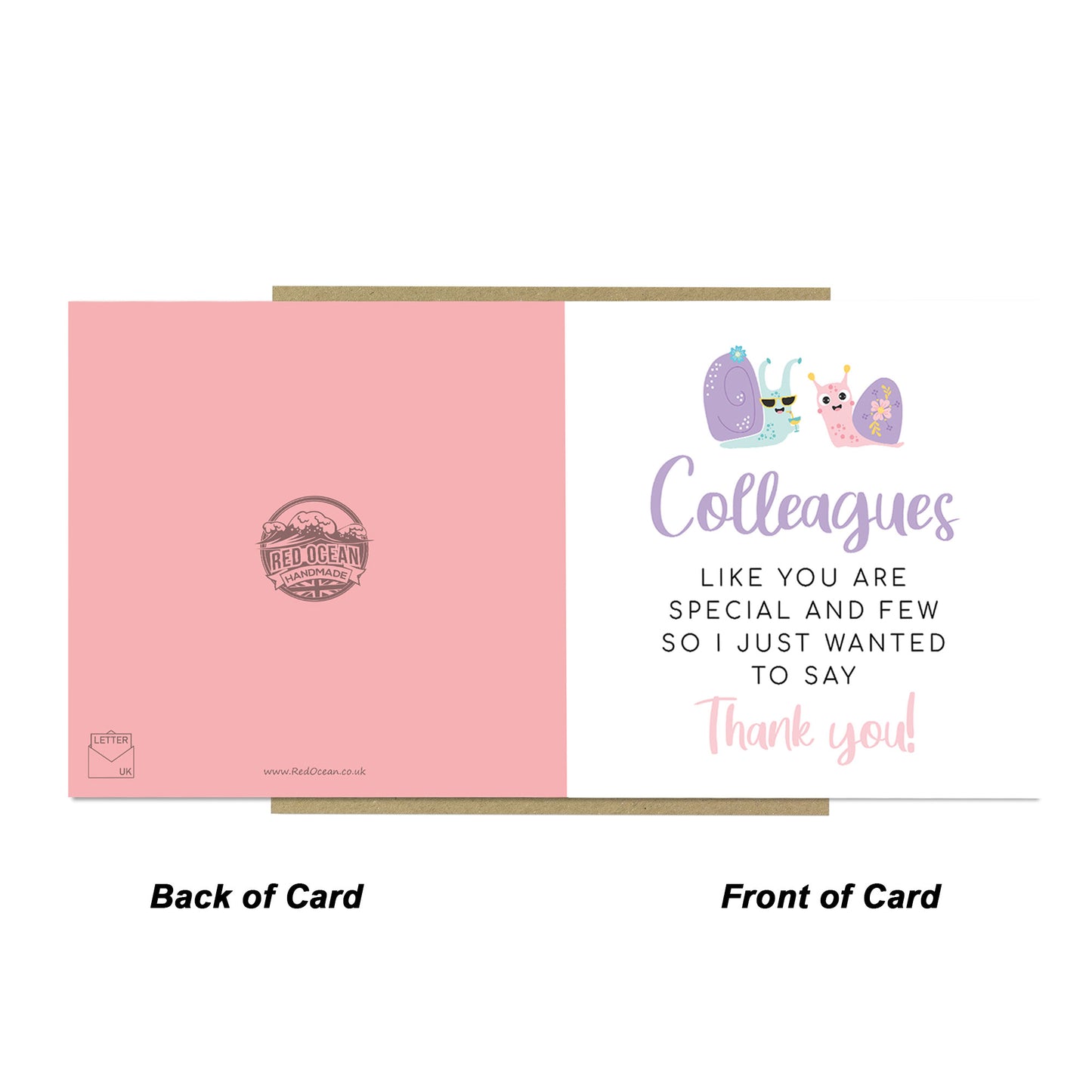 Colleagues Like You Are Special And Few Card Thank You Card