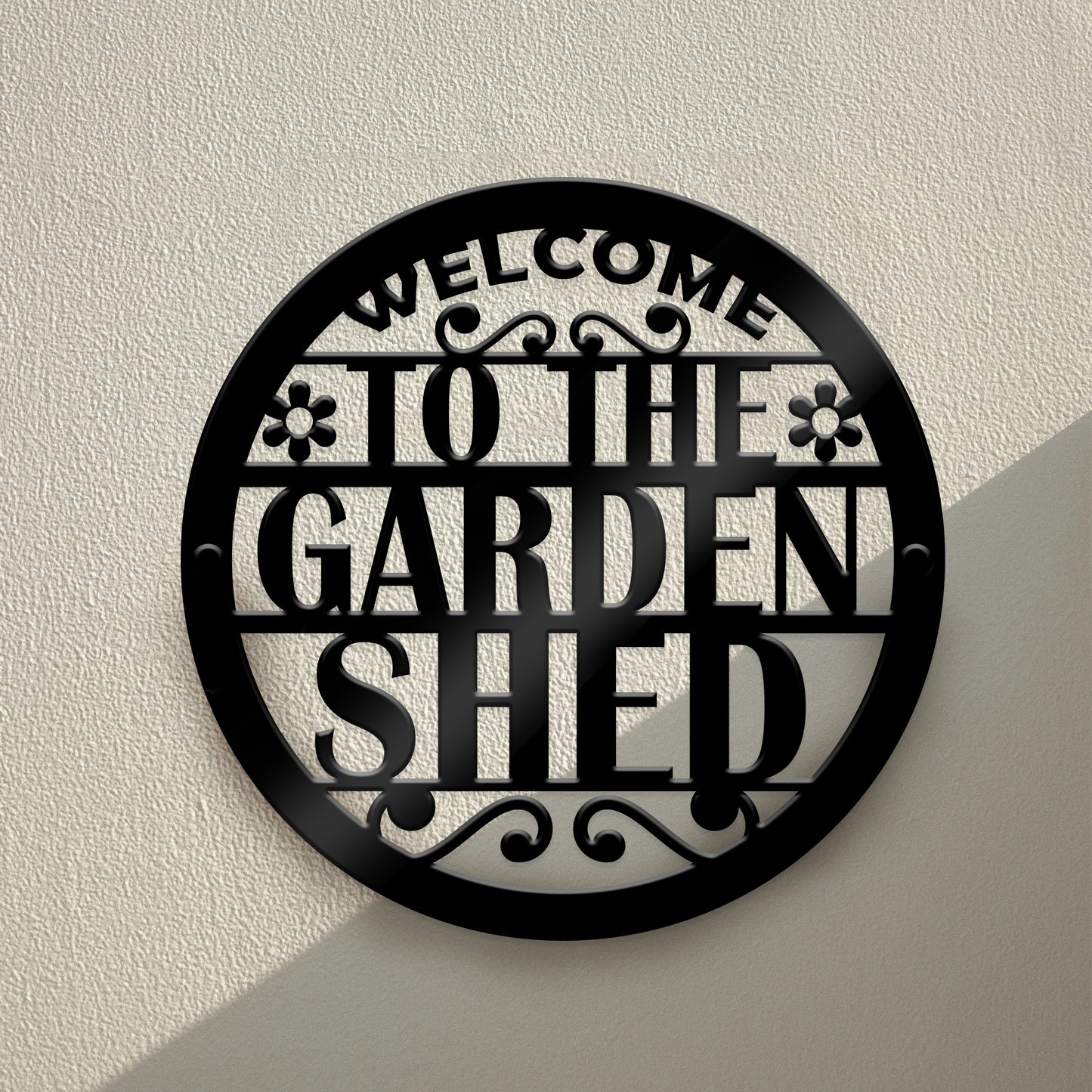 Garden Shed Sign For Garden Signs For Outside Acrylic Plaque