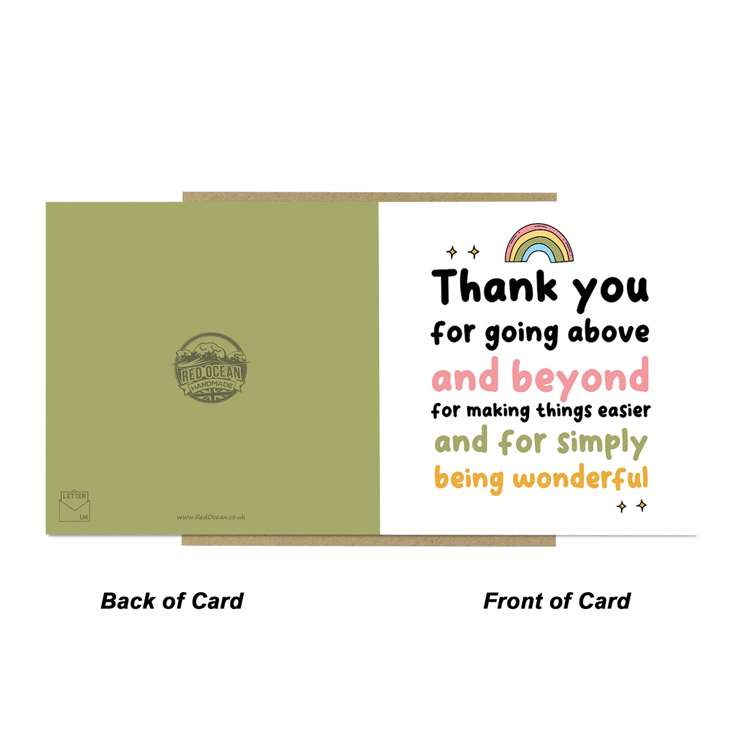 Card For Teacher Volunteer Mentor Tutor To Say Thank You