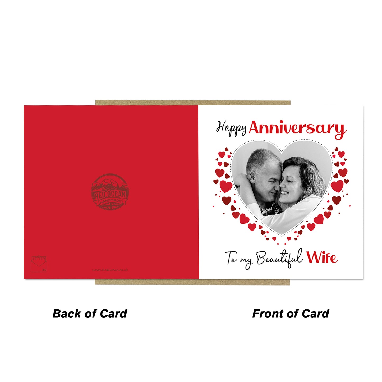 Anniversary Personalised Photo Anniversary Card To My Wife