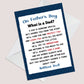 Fathers Day Card, Card for Dad, Dad Greetings Card With Envelope