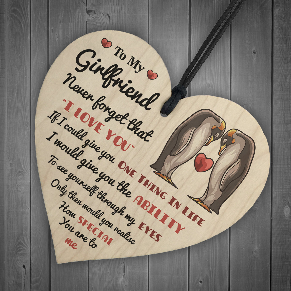 Gift For Girlfriend Never Forget That I Love You Gift