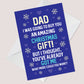 Funny Joke Christmas Card For Dad Christmas Cards For Him