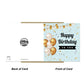 Birthday Card For Men Women Happy Birthday 14.5x14.5cm Card
