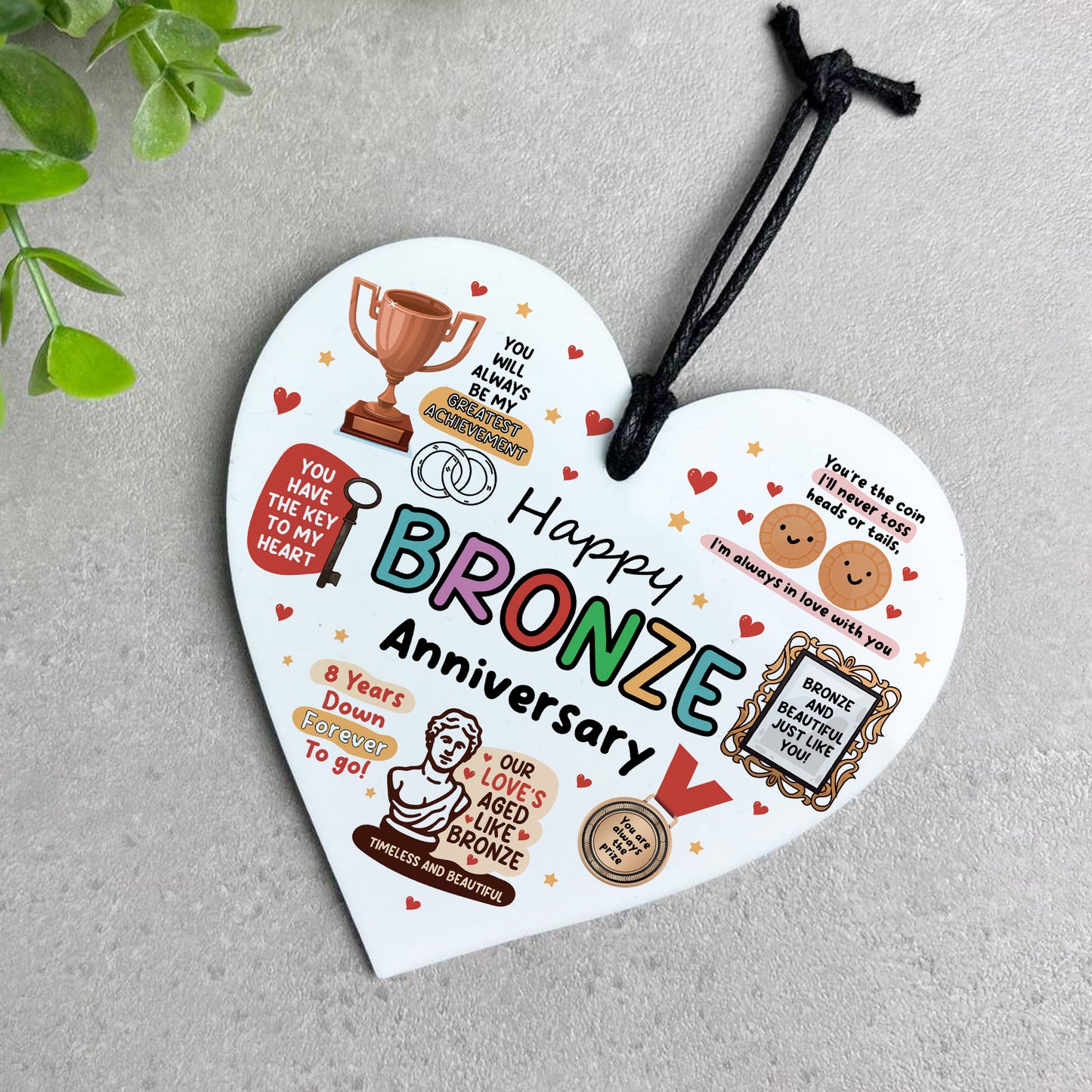 Funny 8th Anniversary Gift Wood Anniversary Gifts For Husband