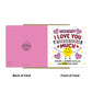 Card For Best Mummy I Love You This Much Mummy Birthday Card