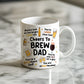 Funny Dad Mug and Coaster Novelty Gift For Dad Fathers Day