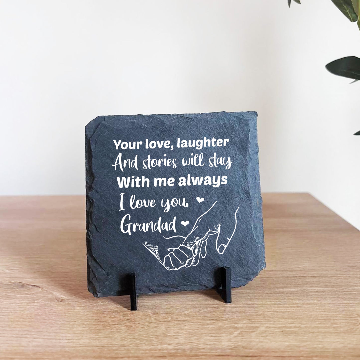 Grandad Gifts from Granddaughter Grandson Slate Plaque Birthday