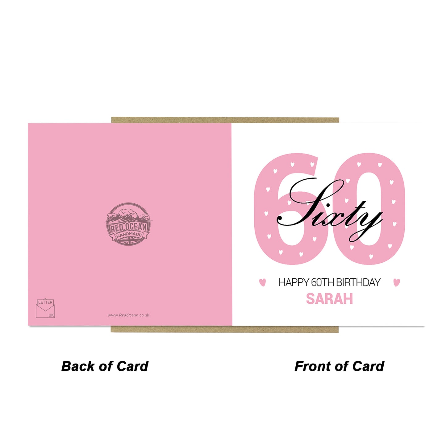 PERSONALISED 60th Birthday Card For Nan Auntie Mum Friend