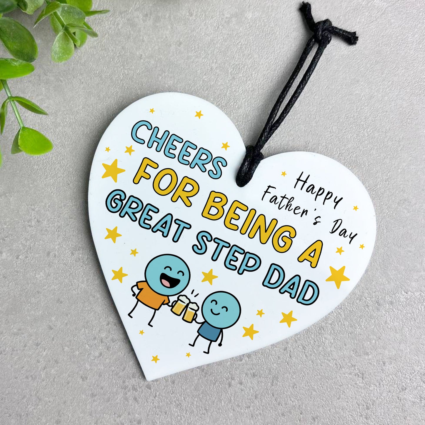 Cheers For Being A Great Step Dad Funny Fathers Day Gift