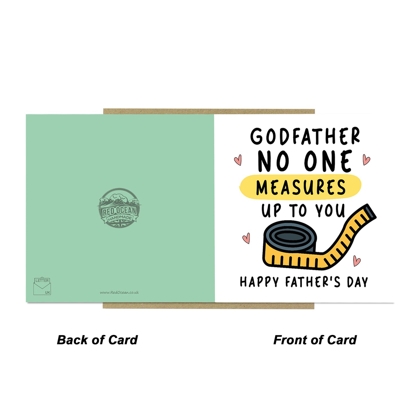 Fathers Day Card For Godfather From Godchildren Godparent