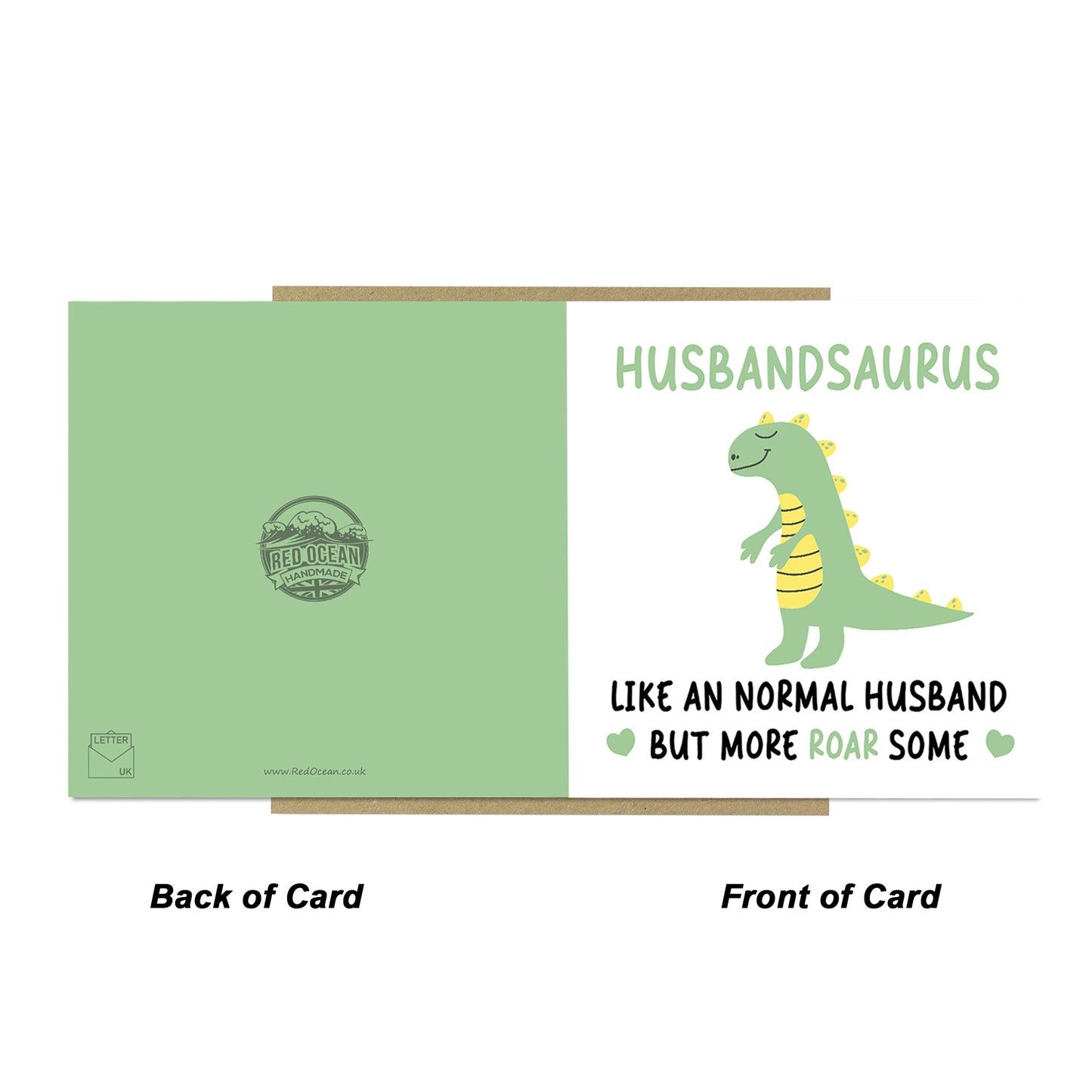 Husband Birthday Card for Him Husbandsaurus Card For Anniversary