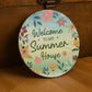 Novelty Garden Sign For Outside Welcome To My Summerhouse Sign