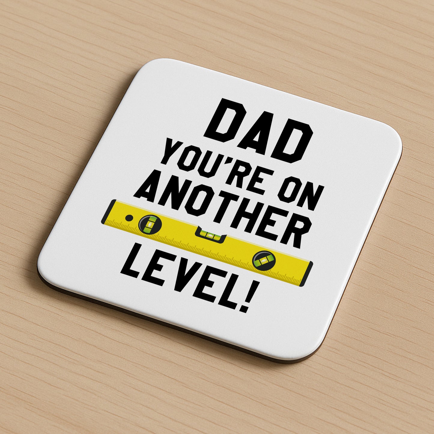 Dad Funny Coaster Another Level DIY Handyman Gift Father's Day