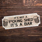 Novelty Home Bar Sign Funny Garden Bar Plaque Man Cave Garage