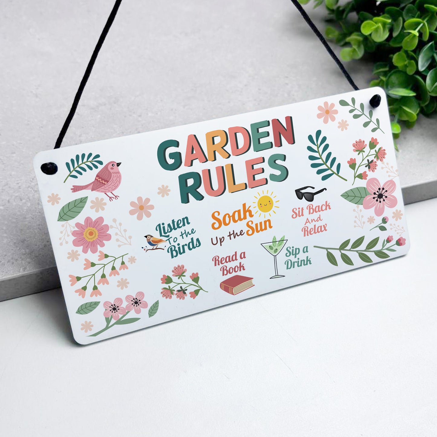 Garden Decoration Garden Signs For Outdoor Novelty Garden Rules