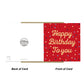 Birthday Card For Women Men With Envelope Happy Birthday Card
