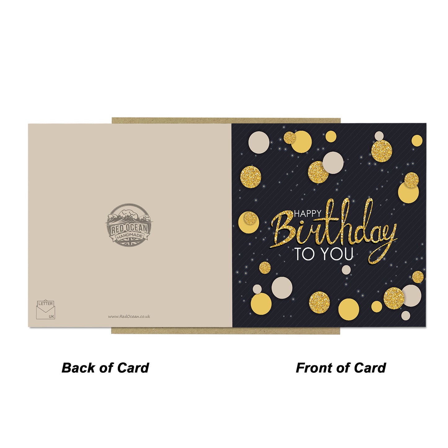 Happy Birthday Card Men Women Dad Mum Husband Wife Nan Colleague