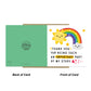 Thank You Teacher Card Nursery Teaching Assistant School Teacher