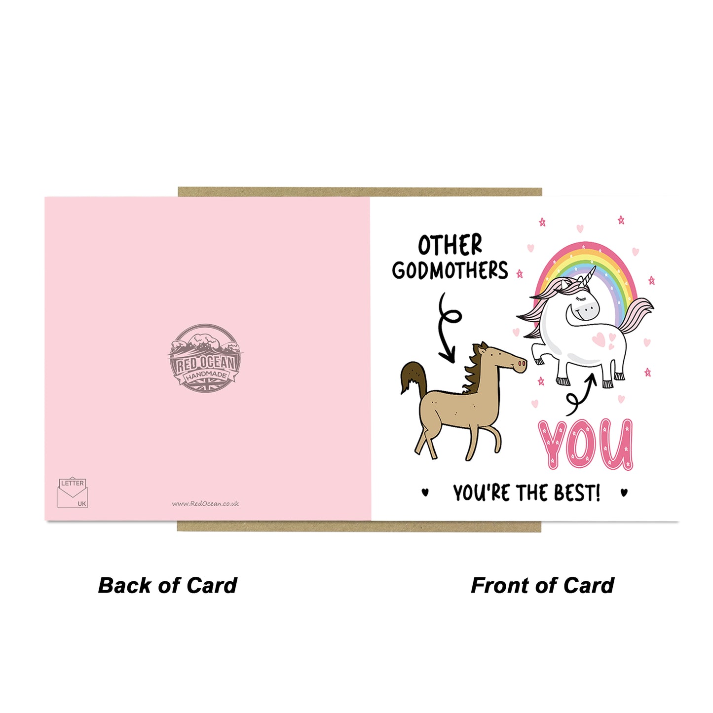 Funny Card For Godmother Thank You Card For Godmother Birthday
