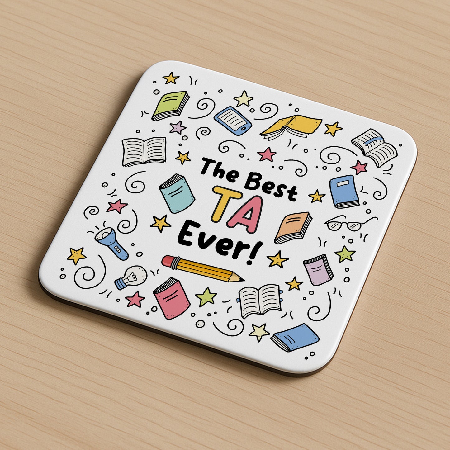 Teacher Gifts For Women Best TA Gift Teaching Assistant Coaster