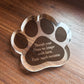 Special Dog Memorial Gift Paw Print Plaque In Memory Of Dog Cat