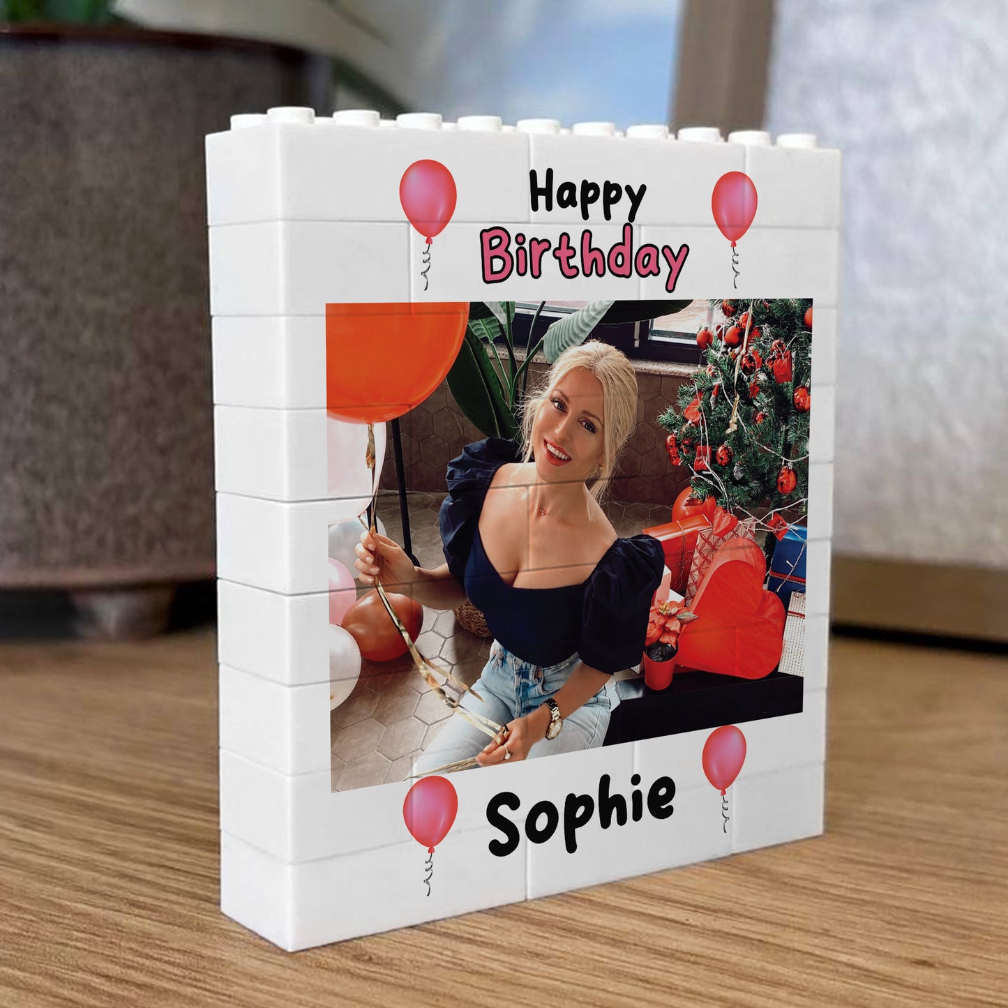 Personalised Photo Bricks Photo Plaque Birthday Gifts For Women