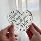 Gift For Colleague Volunteer Teacher Acrylic Plaque Thank You