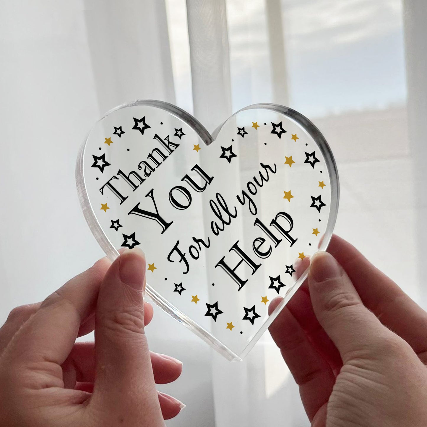 Gift For Colleague Volunteer Teacher Acrylic Plaque Thank You