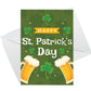 St Patricks Day Pack of 6 Greeting Cards For Friends Family