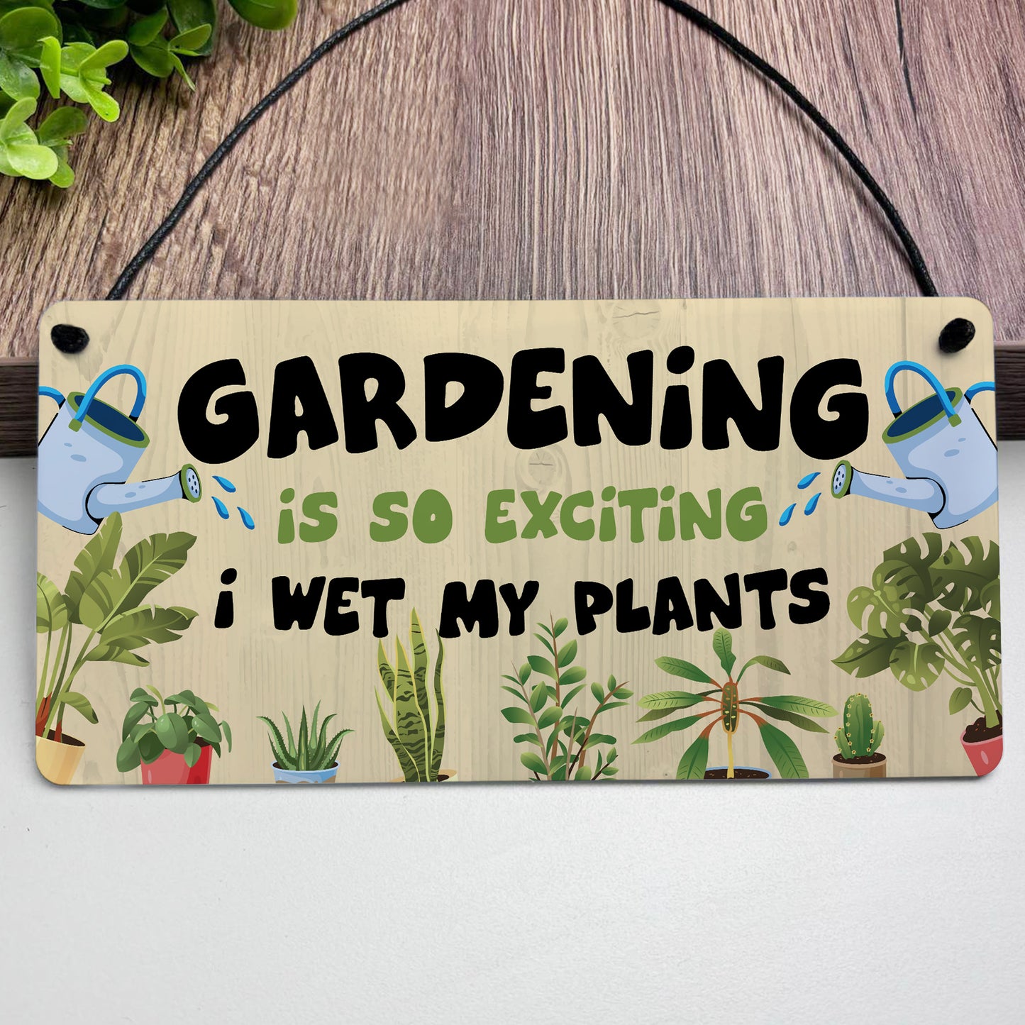 Funny Garden Sign For Outdoor Hanging Wall Sign For Yard