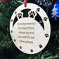 Pet Memorial In Loving Memory Christmas Tree Bauble Decorations
