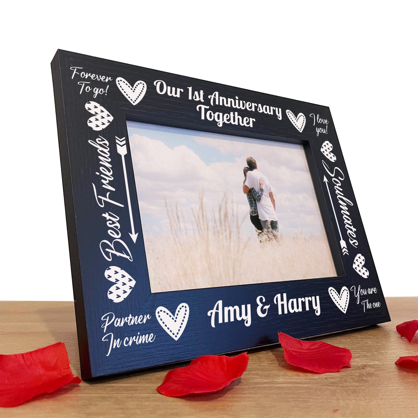 Our 1st First Anniversary Together 7x5 Frame Anniversary